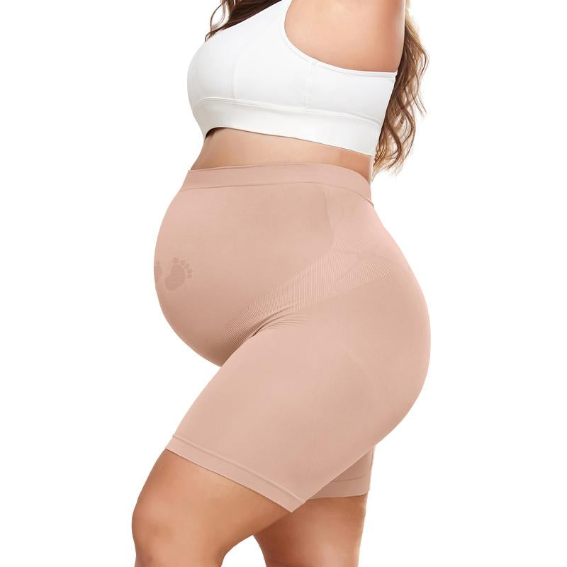 Maternity Shapewear for under Dresses over Belly Pregnancy Underwear Mid-Thigh High Waist Shorts Panties for All Trimester Maternity Fall Dress Maternity Clothes for Photoshoot 3D Cut Y25D Support