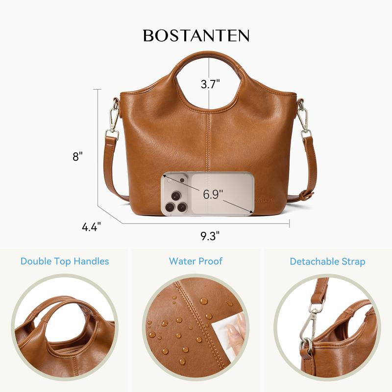 Elevate Your Style This Valentine’s Day with the BOSTANTEN Viral Vegan Leather Purse - A Spacious and Lightweight Essential for Work and Everyday Chic!
