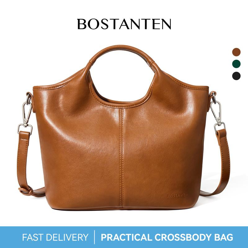 Elevate Your Style This Valentine’s Day with the BOSTANTEN Viral Vegan Leather Purse - A Spacious and Lightweight Essential for Work and Everyday Chic!
