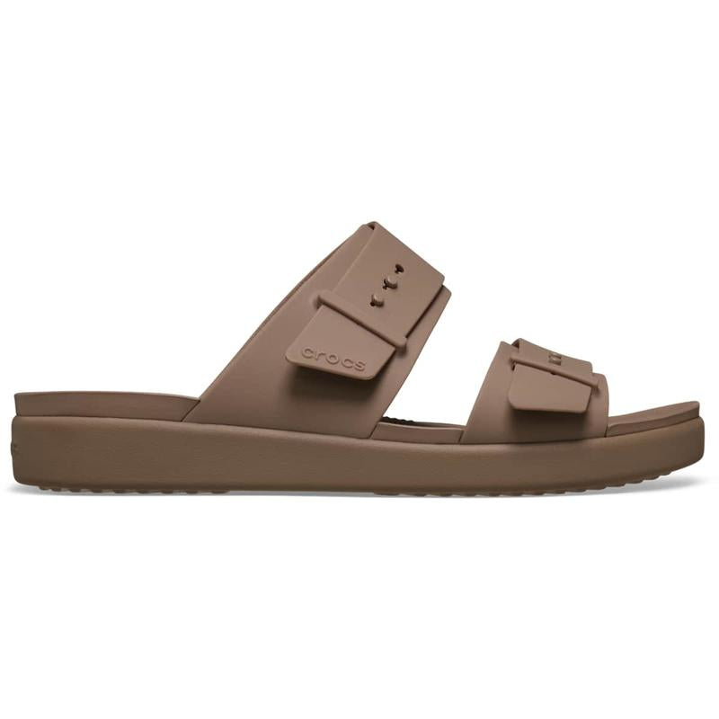 Crocs Women'S Brooklyn Buckle Flat Sandals