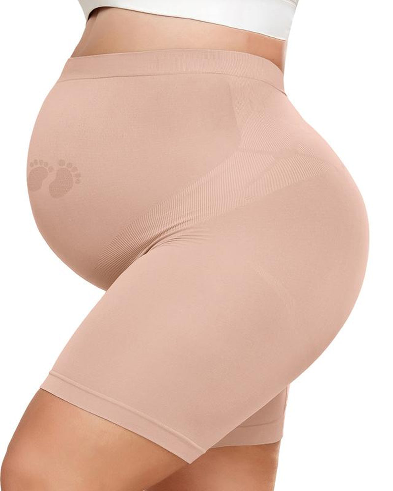 Maternity Shapewear for under Dresses over Belly Pregnancy Underwear Mid-Thigh High Waist Shorts Panties for All Trimester Maternity Fall Dress Maternity Clothes for Photoshoot 3D Cut Y25D Support
