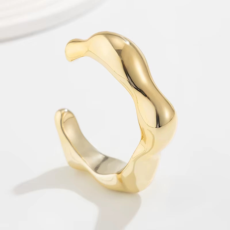 Fashion Exaggerated Irregular Bracelets for Women Simple Hip Hop Rock Personality Plastic Cuff Bangle Trendy Jewelry