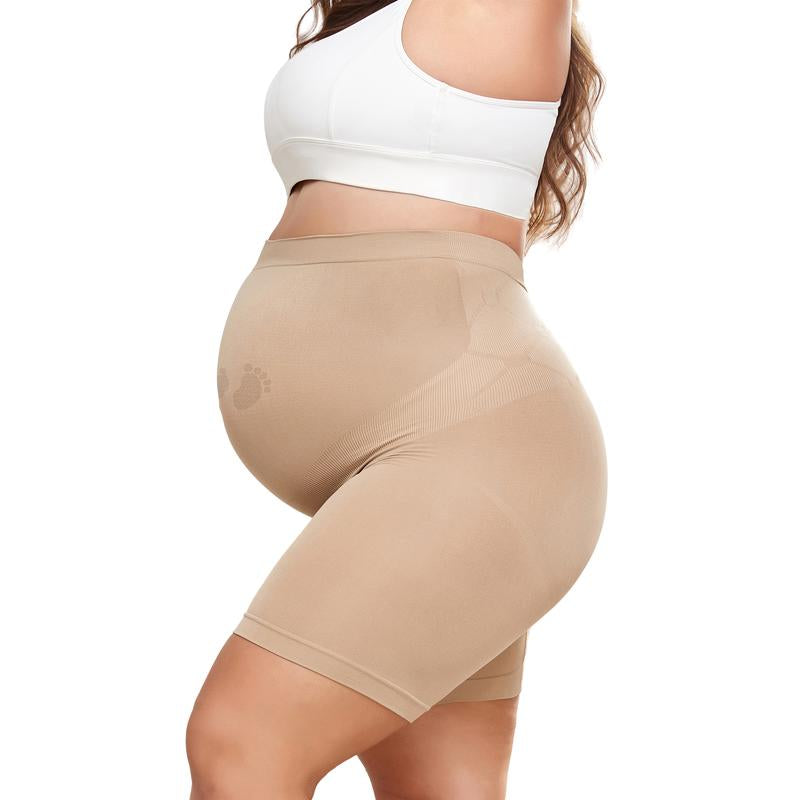 Maternity Shapewear for under Dresses over Belly Pregnancy Underwear Mid-Thigh High Waist Shorts Panties for All Trimester Maternity Fall Dress Maternity Clothes for Photoshoot 3D Cut Y25D Support