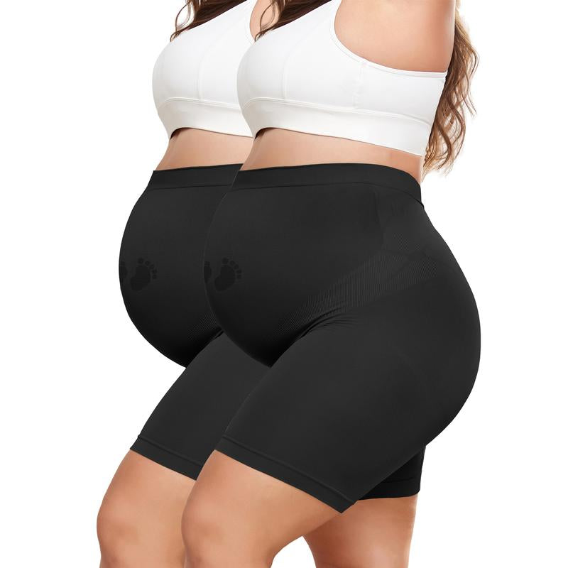 Maternity Shapewear for under Dresses over Belly Pregnancy Underwear Mid-Thigh High Waist Shorts Panties for All Trimester Maternity Fall Dress Maternity Clothes for Photoshoot 3D Cut Y25D Support