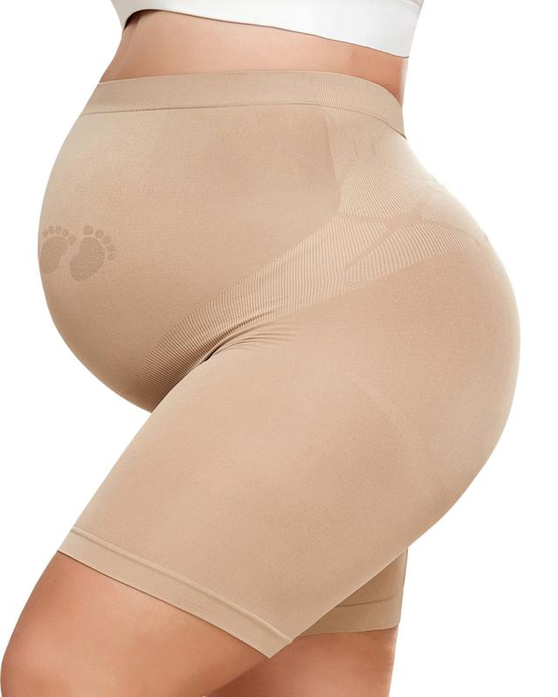 Maternity Shapewear for under Dresses over Belly Pregnancy Underwear Mid-Thigh High Waist Shorts Panties for All Trimester Maternity Fall Dress Maternity Clothes for Photoshoot 3D Cut Y25D Support